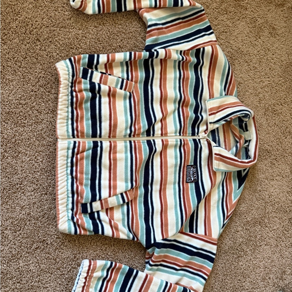 Roxy Multicolor Striped Fleece - image 1